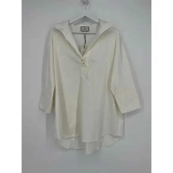 Tuckernuck White/Blanc Willow Blouse NWT size Small - Picture 12 of 14